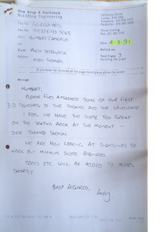 First 3D theatre sketches