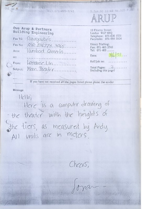 Theatre computer drawing