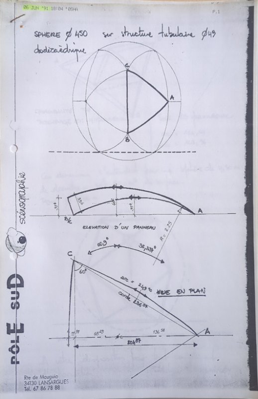 Pole Sud mirror structure