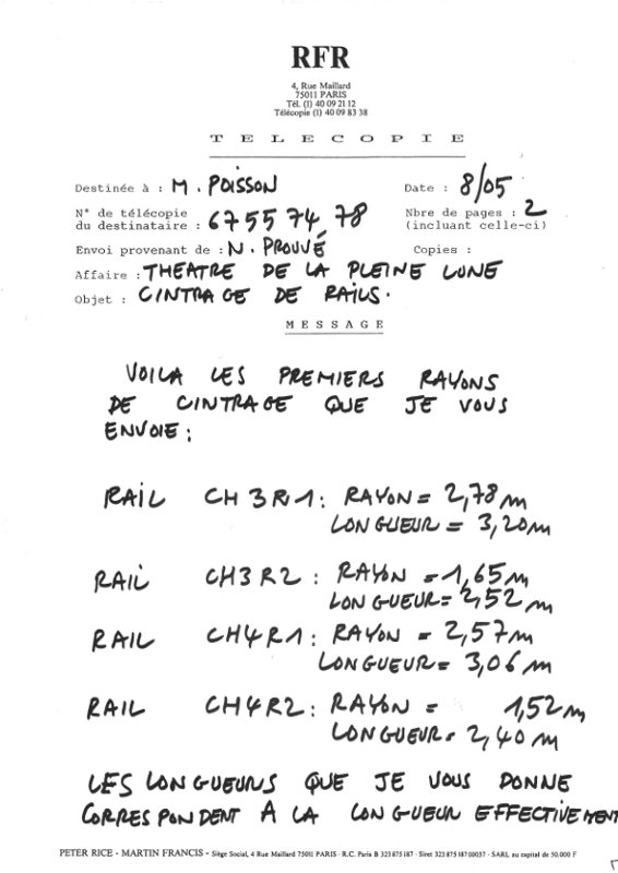 Rails fixings details