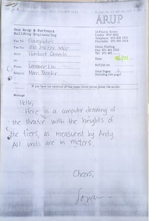 Theatre computer drawing