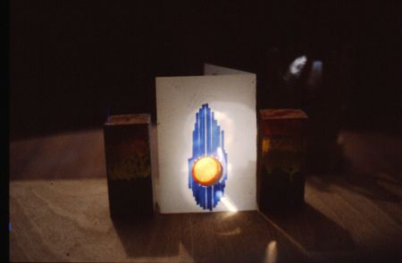 Moonlight test with the Fool Moon Theatre card