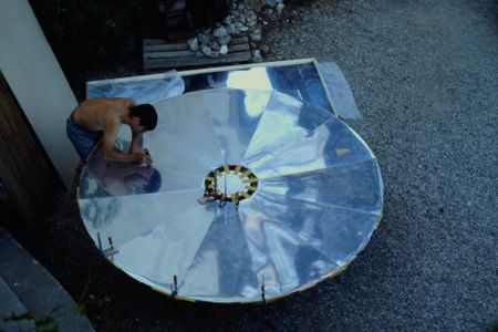 Archimedes moonlight collector construction